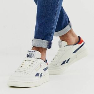 Reebok Retro 80's Club C Revenge White Shoes Low Top Mens